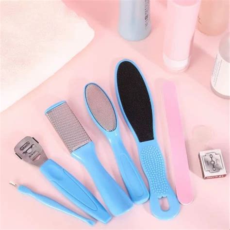 Pedicure Tools for Feet 8 in 1 Pedicure Kit Foot Scrubber for Dead Skin ...