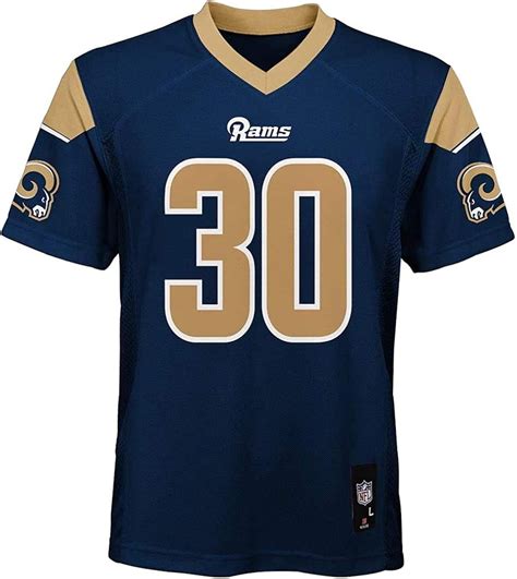 Outerstuff Todd Gurley Los Angeles Rams #30 Navy Blue Youth Home Player Jersey Clothing Fan Shop