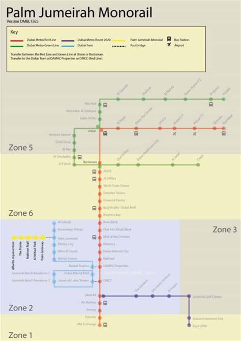 Palm Jumeirah Monorail Dubai - Cost, Route, Stations, Map