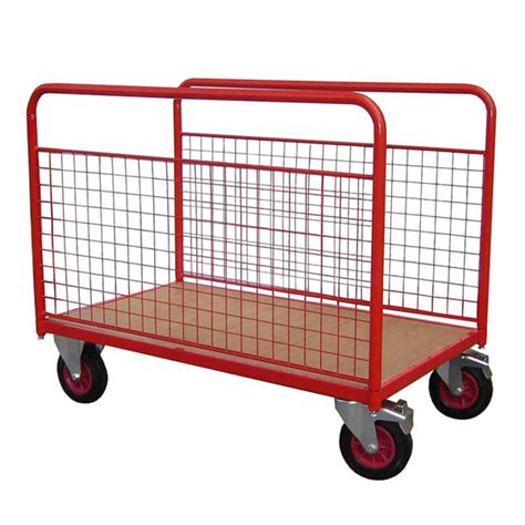 DIY Platform Trolley with Two Mesh Sides - 550/RH/TD1200M - LiftMate