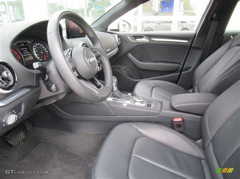 Black Interior 2020 Audi A3 2.0 S Line Premium quattro Photo #141862807 | GTCarLot.com