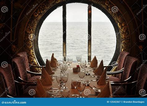 Cruise Ship Dining stock image. Image of travel, chair - 12542367