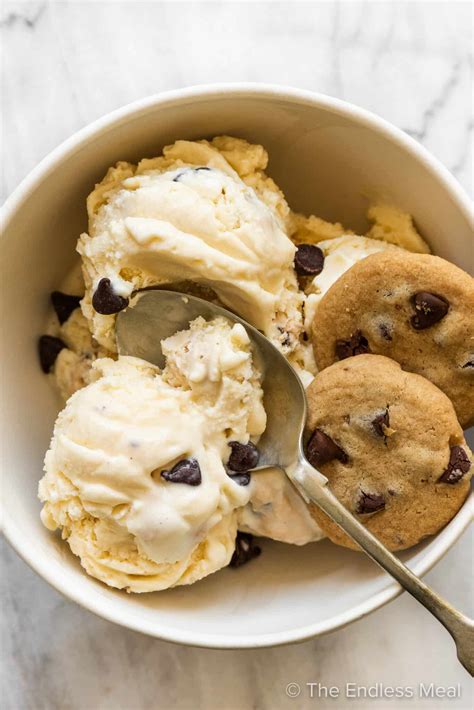 BEST Chocolate Chip Cookie Dough Ice Cream - The Endless Meal®