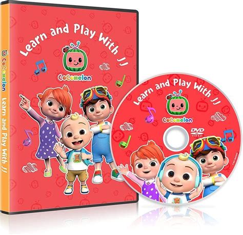 CoComelon Learn and Play with JJ DVD in 2023 | Wall art prints, Wall ...