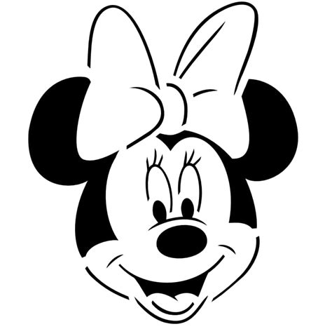 Minnie Mouse Pumpkin Templates