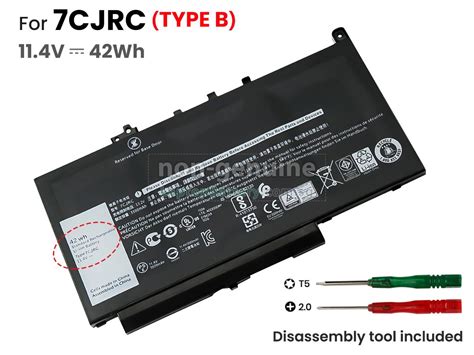 Battery for Dell Latitude 12 E7470,replacement Dell Latitude 12 E7470 laptop battery from ...