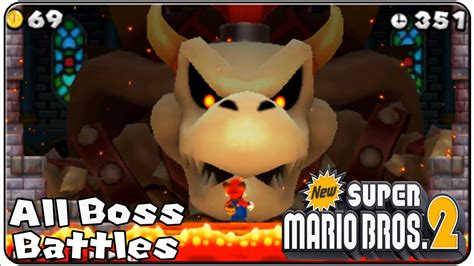 New Super Mario Bros. 2 All Bosses - YouTube