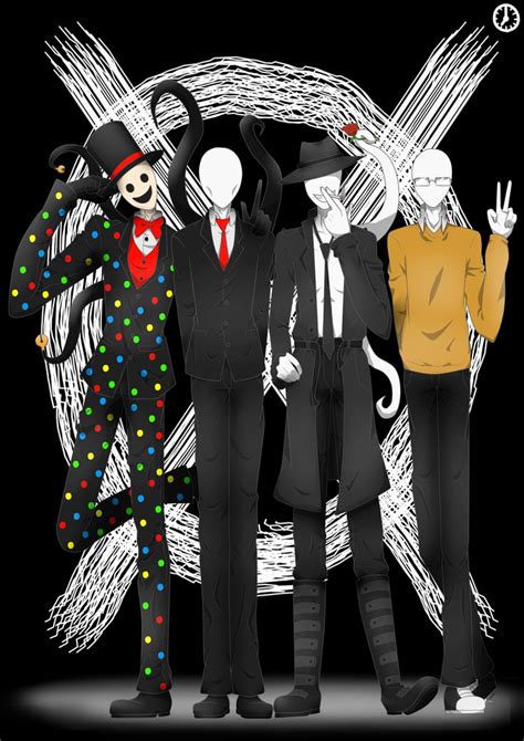 The Slender Brothers | Creepypasta, Creepypasta cute, Creepypasta characters