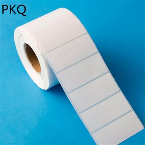 1 Roll 25 Sizes Small/Large Adhesive Thermal Label Sticker Paper Supermarket Price Blank Label ...