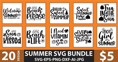 Summer SVG Bundle Bundle · Creative Fabrica