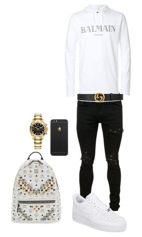 "Untitled #62" by madcowmc on Polyvore featuring Gucci, NIKE, MCM and Rolex | Mens fashion swag ...