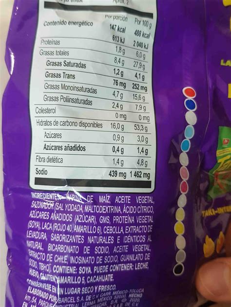 Takis Nutrition Facts