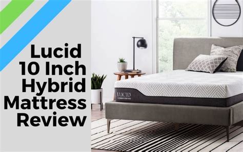 Lucid 10 Inch Hybrid Mattress Review : Mattress Insight