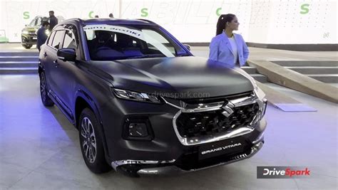 Maruti Suzuki Grand Vitara Matte Grey Auto Expo 2023 Images [HD ...