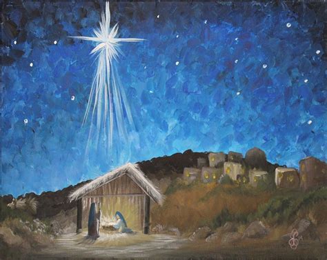 The Nativity Painting by Scott Cupstid - Pixels