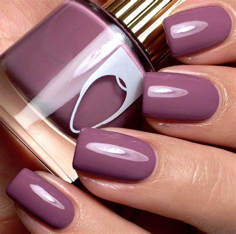 This muted purple creme polish paired with your nails will be a duo that is unstoppable. # ...