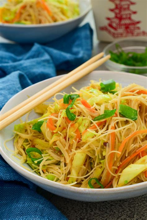 Rice Vermicelli Stir-Fry - Cilantro and Citronella