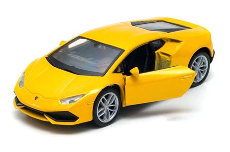 Yellow Lamborghini Huracan LP 610 Diecast Model Collector Pull Back Kids Toy Car | eBay