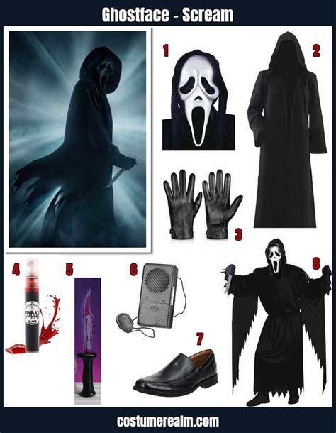 How To Dress Like Dress Like Ghostface Guide For Cosplay & Halloween