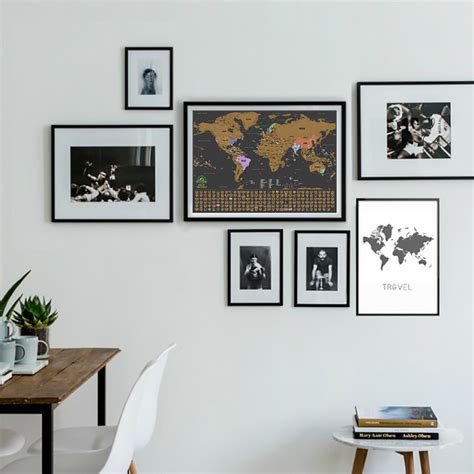 Purchase Deluxe Scratch Off World Map | World Map Poster