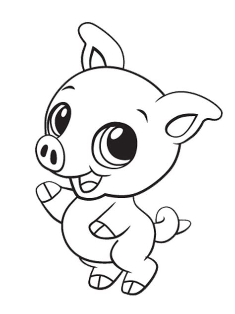 Coloring Pages Cute Baby Animals - Coloring Home