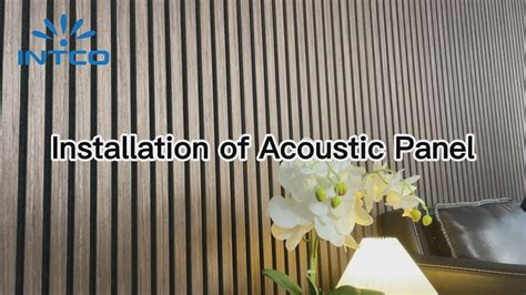 How to Install Acoustic Panels - Acoustic Wall Panel Installation - Tutorial by Intco Decor ...