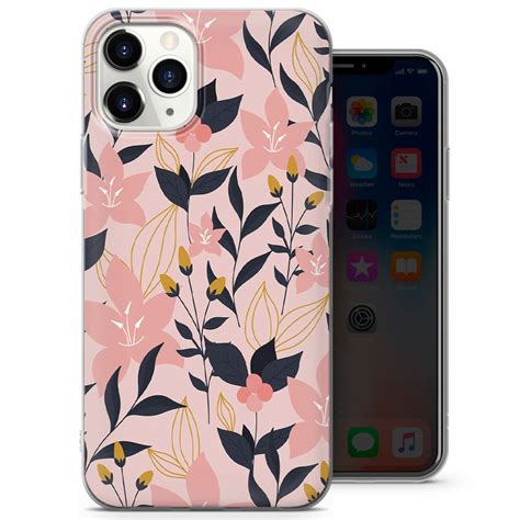 Flower Phone Case Floral Cover Fit for Iphone 14 Pro 13 12 - Etsy UK