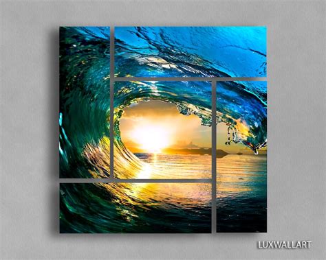 Ocean Wave Wall Art | Etsy