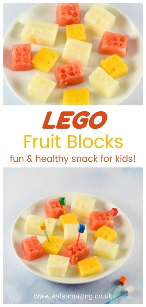 Fun and easy Lego themed fruit blocks - great for healthy kids party ...