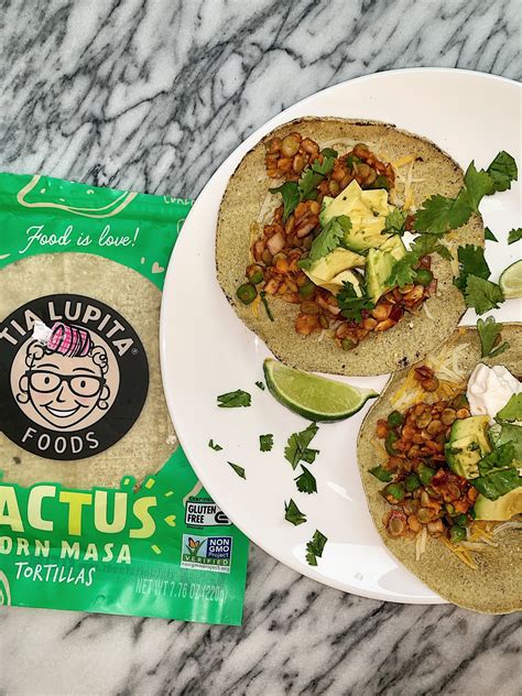 Lentil Cactus Tacos - GF, Plant-Based - Life Edit Nutrition by Darlene Regueiro, RDN