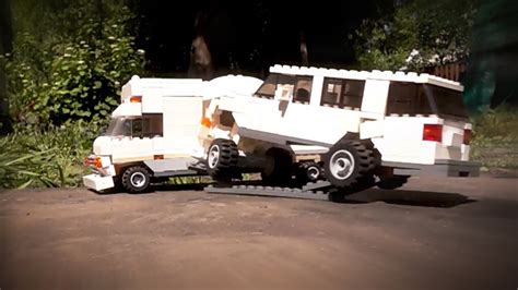 A Montage of LEGO Car Crashes in Super Slow-Motion