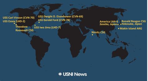 Us Aircraft Carrier Locations Map