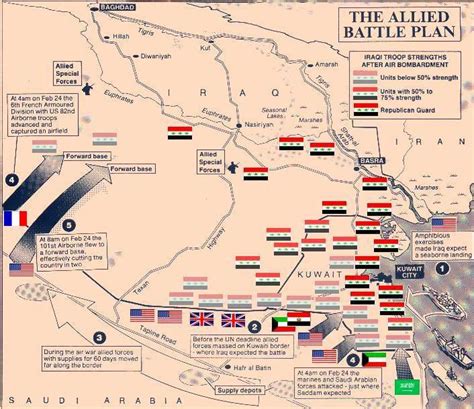 The Persian Gulf War | History war, Map, Army day