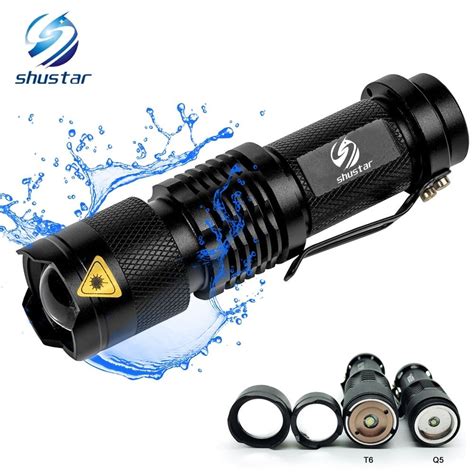 Waterproof Mini Flashlight Adjustable Focus | Flashlight, Mini flashlights, Defense flashlight