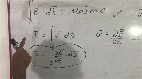 Demostración ecuaciones de Maxwell Ley de Ampere | Forma diferencial e integral - YouTube