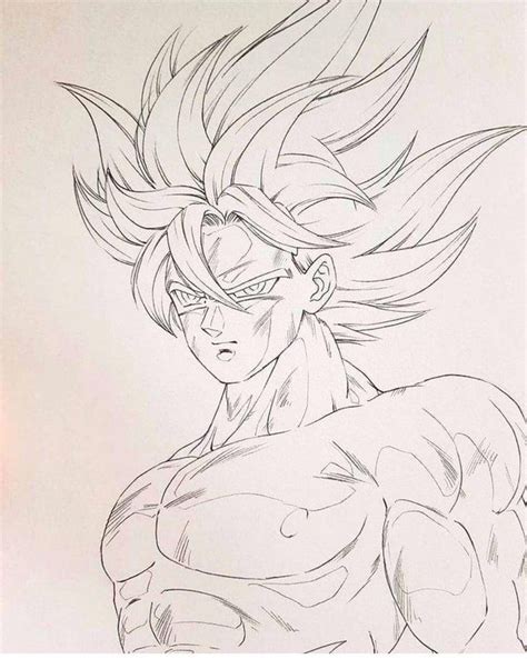 a drawing of gohan from dragon ball super saiyans is shown in this image