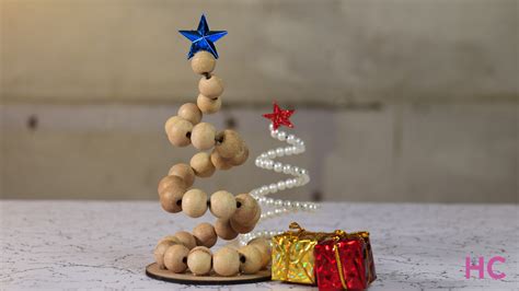 DIY Wooden Bead Christmas Tree w/Video Tutorial