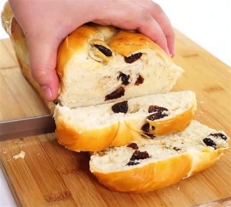 Soft And Fluffy Raisin Bread Recipe