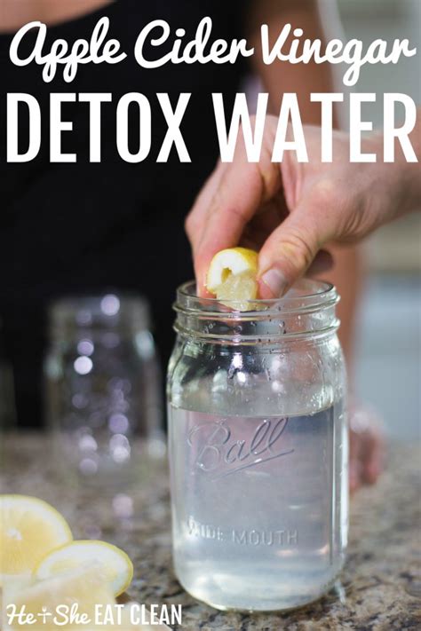 Apple Cider Vinegar Detox Water