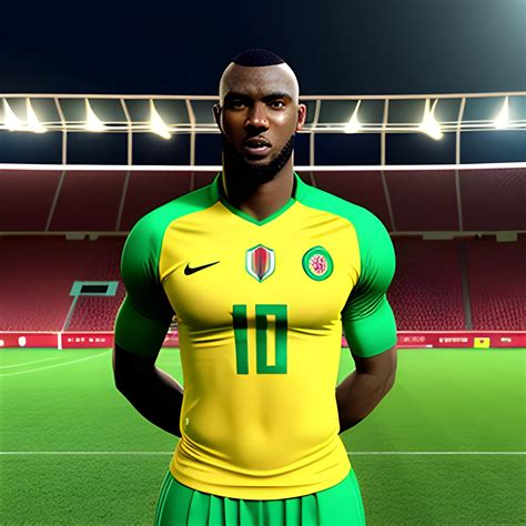 Nigeria youth football player, 3D - Arthub.ai