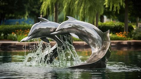 Premium AI Image | dolphin habitat free photo HD background