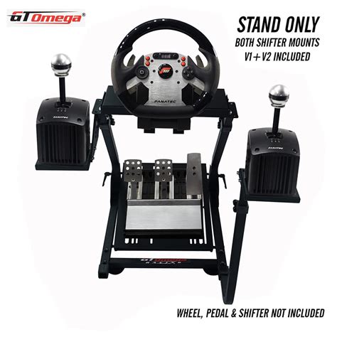 Buy GT Omega Steering Wheel Stand for Fanatec CSR Gaming Wheel & Elite Pedals - Supporting PS4 ...