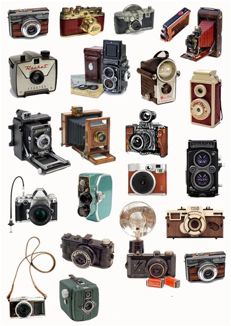 vintage-camera-object-Stickers-Crafts-And-Scrapbooking-stickers-kids ...