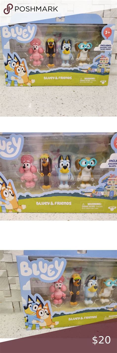 Bluey and Friends Bluey Toys Snickers Coco Bluey Honey | New baby ...