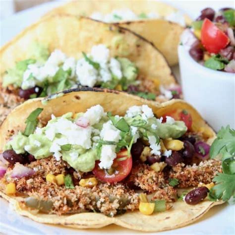 Vegetarian Crispy Cactus Tacos Recipe - WhitneyBond.com