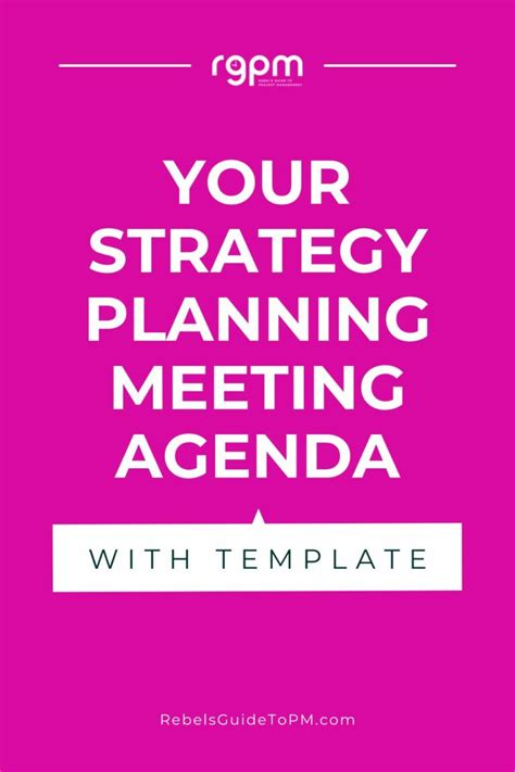 Planning Cycle, Annual Planning, Strategy Meeting, Board Meeting ...