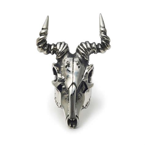 Medium Kudu Skull Ring - The Great Frog London - USA