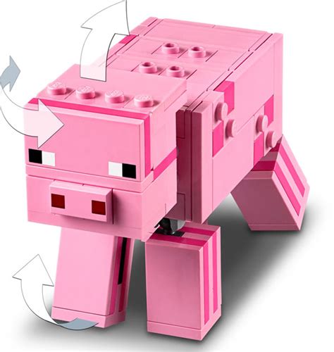 Pig with Baby Zombie - Minecraft LEGO 21157 - Geek Hut