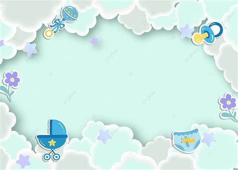 Simple And Cute Baby Baptism Background Hello Kitty Invitations, Baby Boy Invitations, Baptism ...