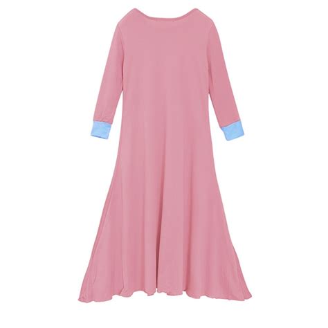 ZAROYEAX Baby Girls' Ramadan Abaya with Hijab Full Length Robe Burka ...